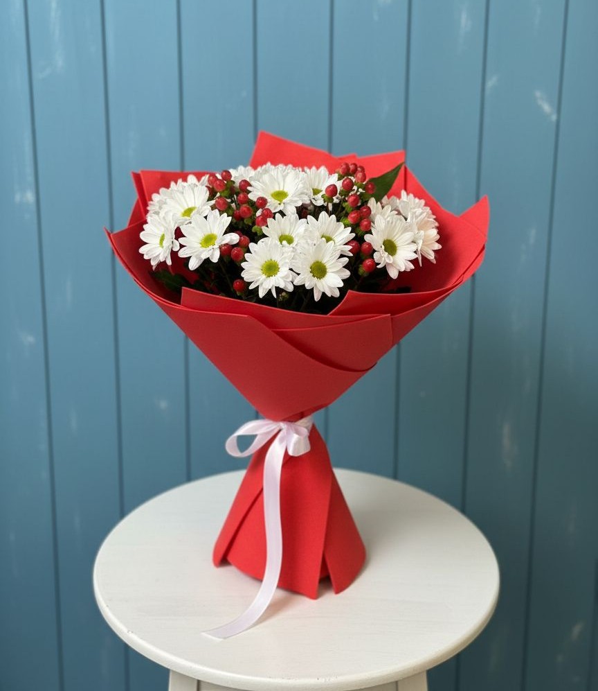 Букет цветов из: Хризантемы в Новой Игирме