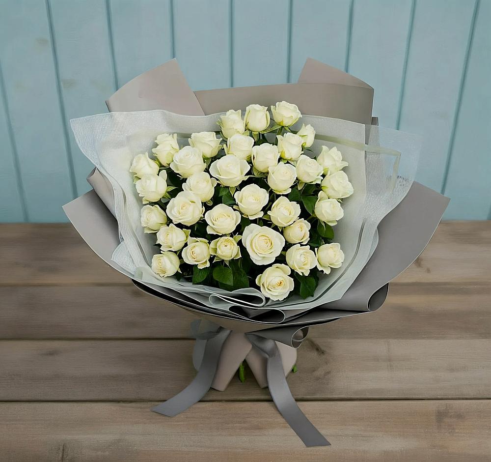 Букет Белоснежная нежность в Новой Игирме