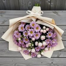 Букет цветов из:  Розы и Хризантемы в Новой Игирме