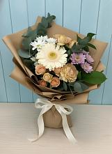 Букет цветов из:  Герберы и Хризантемы в Новой Игирме