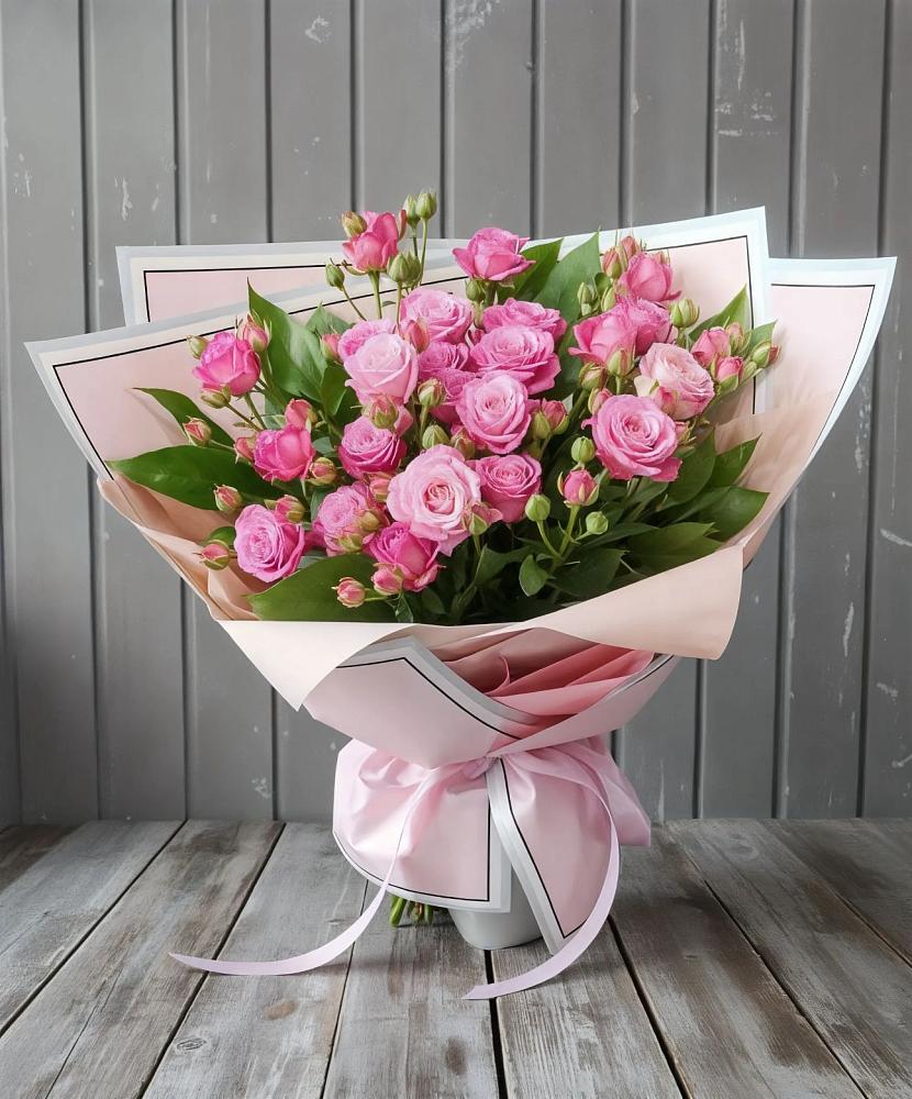 Букет Розовый кустик в Новой Игирме