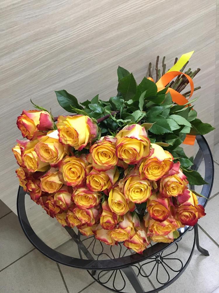 Букет Желтые розы в Новой Игирме