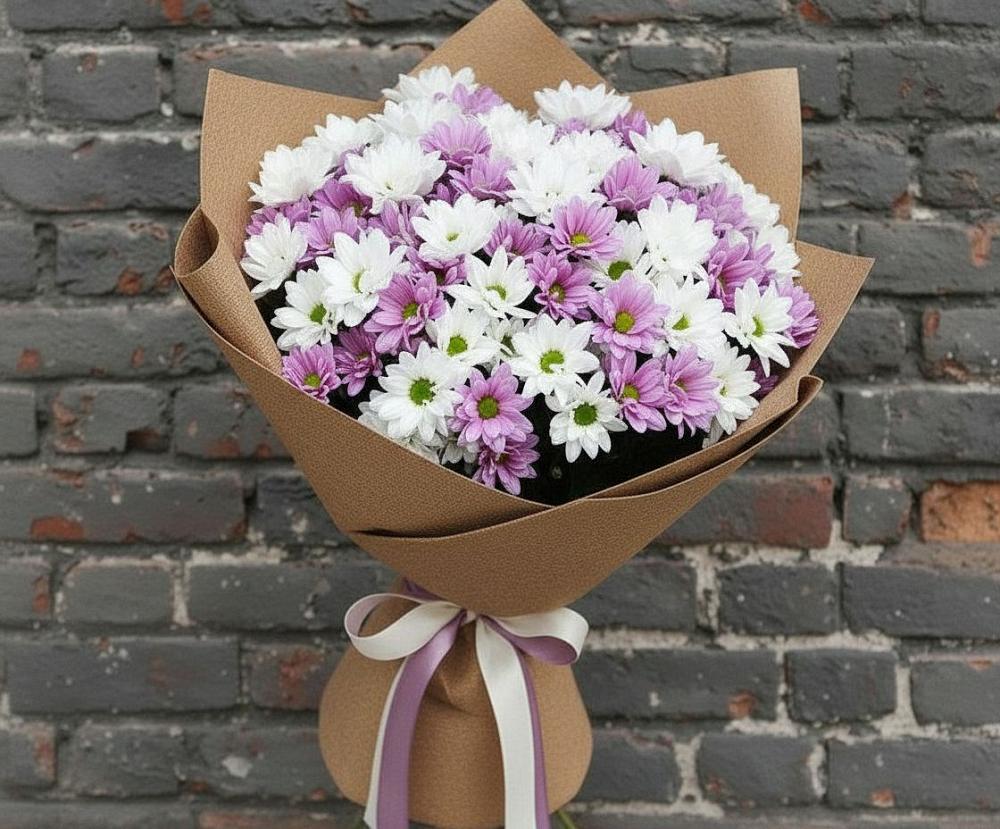 Букет цветов из: Хризантемы в Новой Игирме