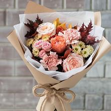 Букет цветов из:  Гвоздики, Хризантемы и Розы в Новой Игирме
