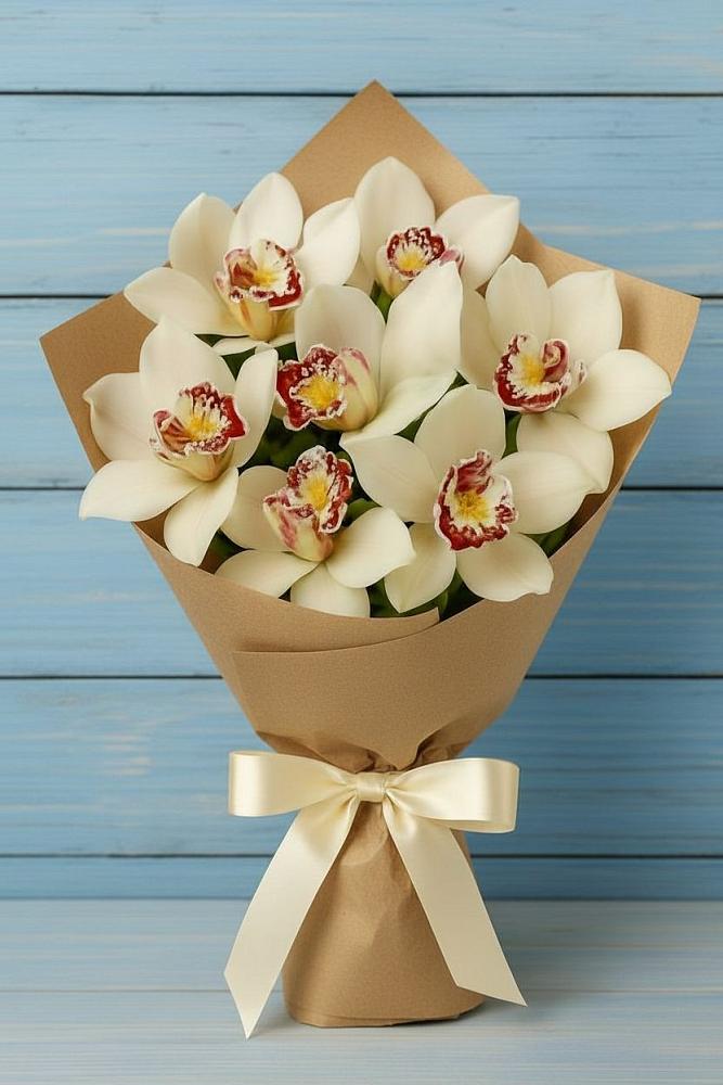 Букет цветов из: Орхидеи и Розы в Новой Игирме